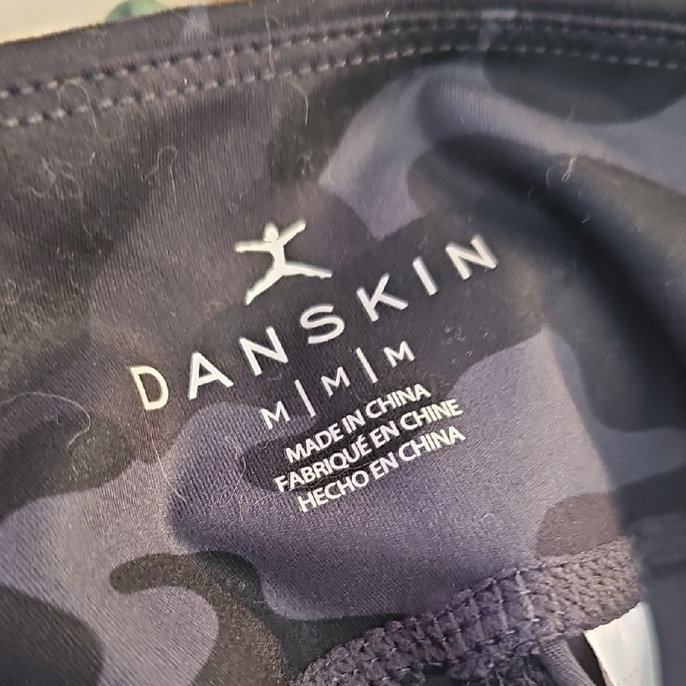 Danskin Black and Gray Camouflage Leggings - Picture 2 of 5